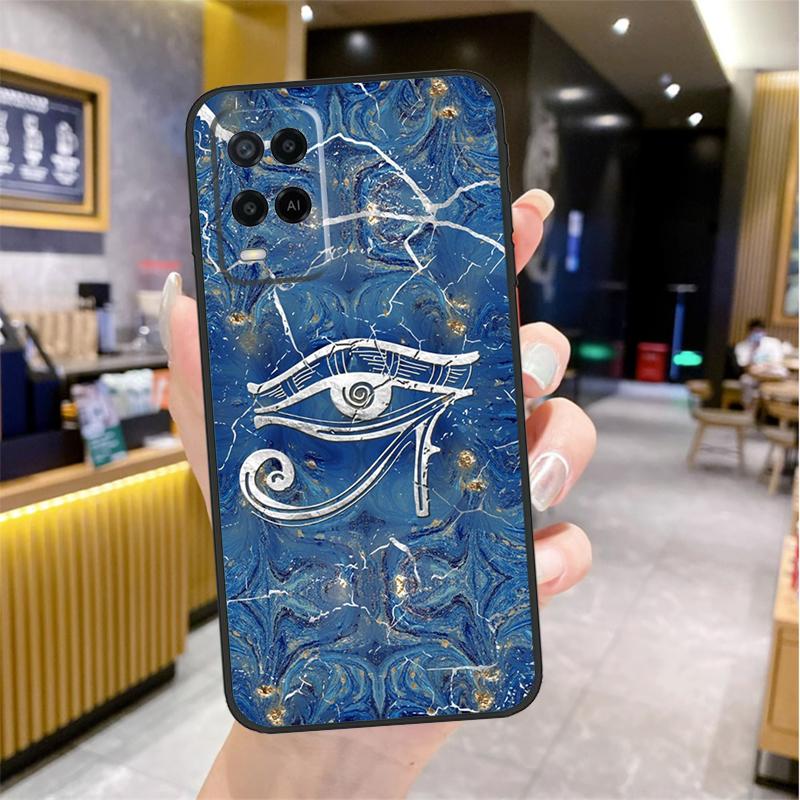 Egyptian Eye of Horus Art Case For Oppo A96 A76 A16 A17 A18 A60 A80 A40 A38 A58 A78 A98 A94 A74 A54 A15 A57 A77 A5 Pro