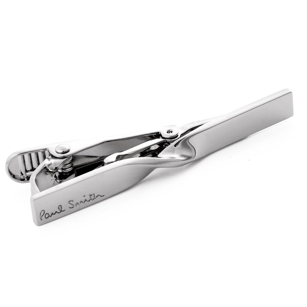 Paul Smith Tie Bar with Storage Box and Care Cloth [Paul Smith][Gift Wrapping] Men's (Silver) [Used]