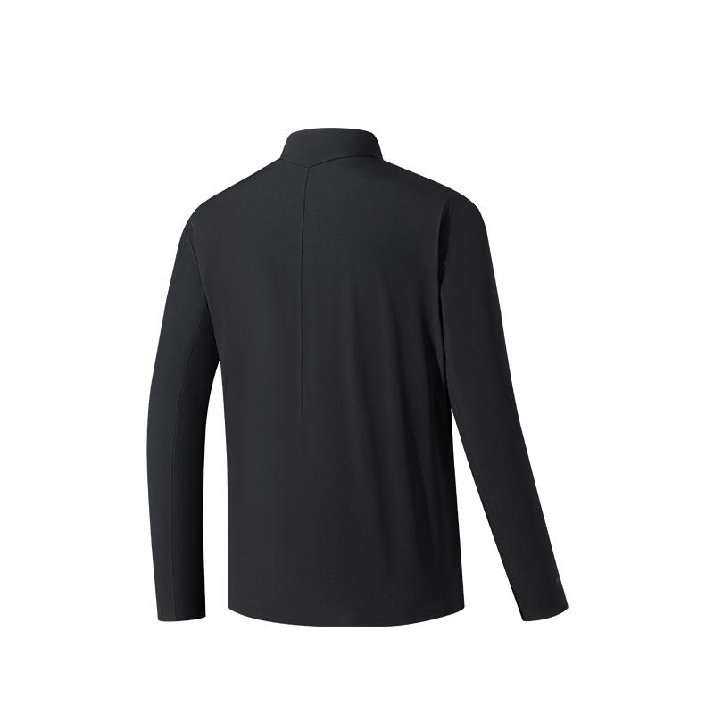 Anta Business Champion All-Weather Series Summer 2026 Mens Woven Sports Jacket T-Shirt Men tops Basic-Black 152610618-3