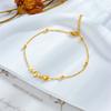 Luxury Gold Color Heart Bracelet - Stainless Steel Jewelry for Women Hypoallergenic Gift Party Bangles Accessories