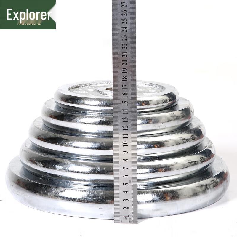 Explorer Beschichtete Langhantel- & Kurzhantel-Gewichtsscheibe