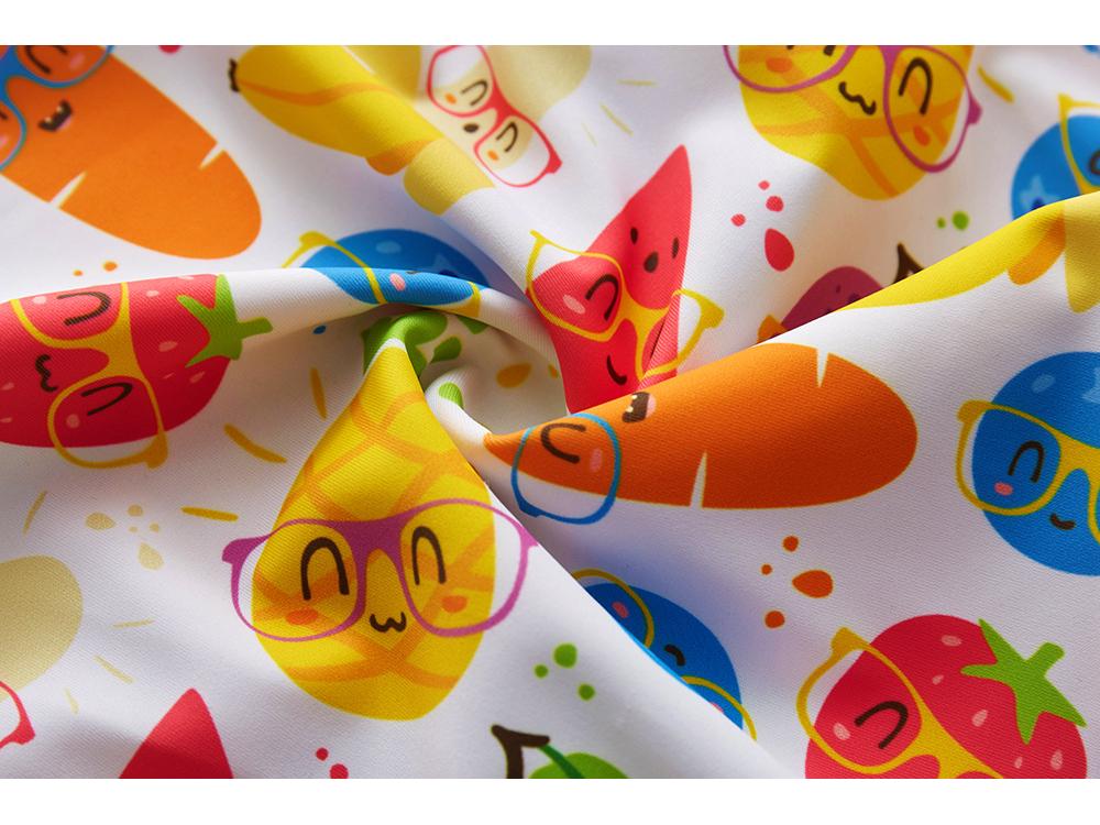 Fruit Print One-Piece Swimsuit for Girls, Ages 3-10