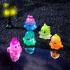 5pcs Cute Creative Little Octopus Rainbow Monster Model Doll House Resin DIY Decoration Desktop Car Ornaments Toys Gift