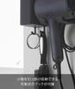 Yamazaki Tower Hair Dryer Hair Iron Holder with W25 X X Drywall Tweezers and Wood Screws for Less Visible Model 10255 Wall-Mounted & Tray, Black, D8.5