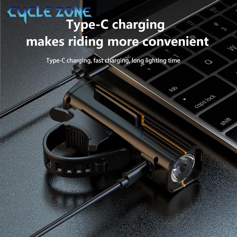 Intelligent Light Sensing Bicycle Lights Rechargeable Bike Front Light MTB Road Bike Headlight Flashlight Cycling Accessories