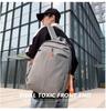 Men's Simple Solid Color Fashion Backpack for Business, Casual, and Travel with Laptop Compartment