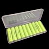 10 Slots Transparent Plastic Battery Storage Box Hard Container Holder Case For Aaa/Aa/18650 Battery Organizer Accessories 1Pc