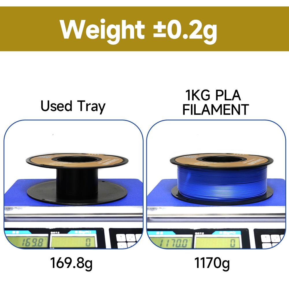 KINGROON PETG 3D Printer Filament 1.75mm 5KG 10KG Mix Color 3D Printing Material 1kg/roll PETG Plastic For FDM 3D Printer
