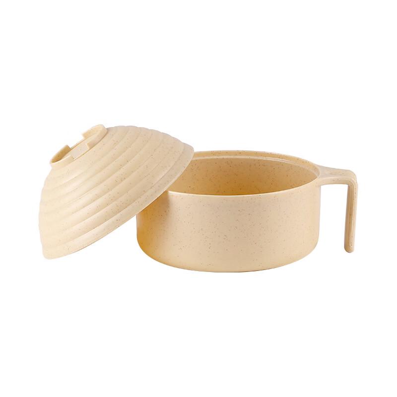 ZISIZ Nordic Style Lidded Instant Noodle Bowl Set