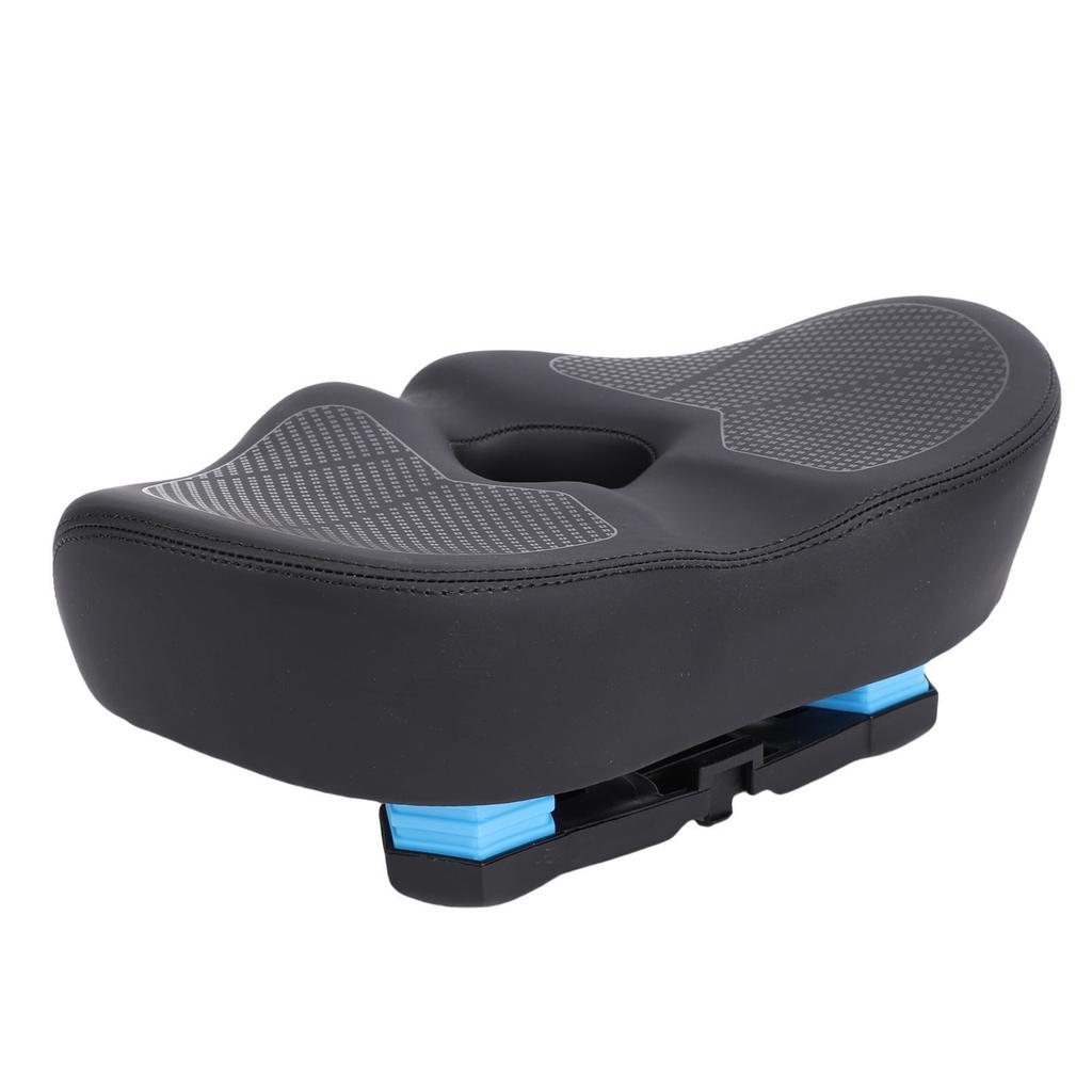 Oversized Bike Seat Cushion with Light Comfortable Soft Padded Breathable Bike Saddle Replacement for Mountain Folding Bike