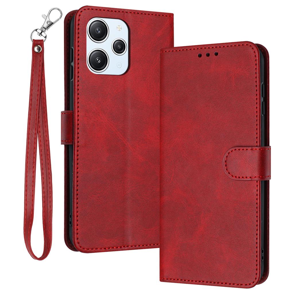 Phone Cases for Xiaomi Redmi 12 4G/5G (Global)/Note 12R 5G/Poco M6 Pro 5G Leather Wallet Stand Phone Cover
