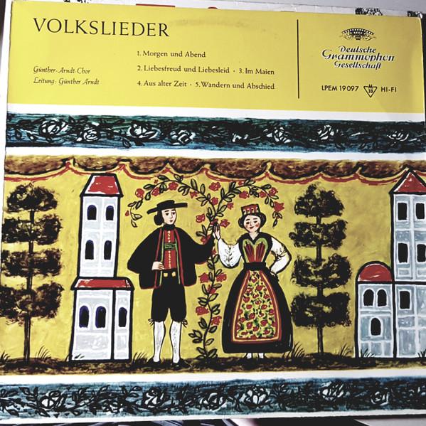 

LP Record GUNTHER-ARNDT-CHOR - Volkslieder LPEM19097 Deutsche Grammo 1957 Germany Classical Used