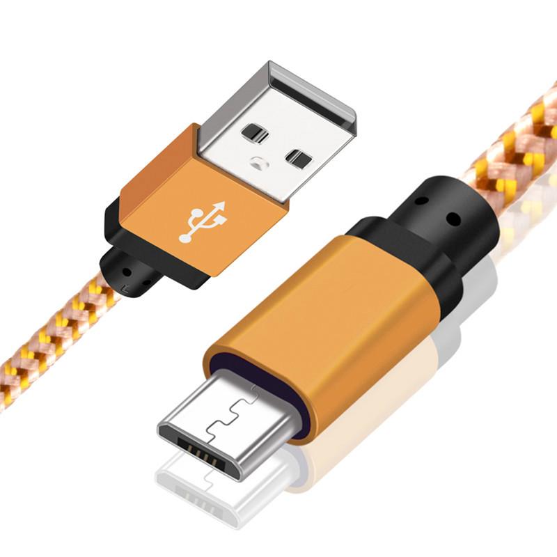 Cable Micro USB 1m 2m 3m Cable de datos USB de carga rápida para Samsung S6 S7 Xiaomi 4X LG Tablet Android teléfono móvil carga USB