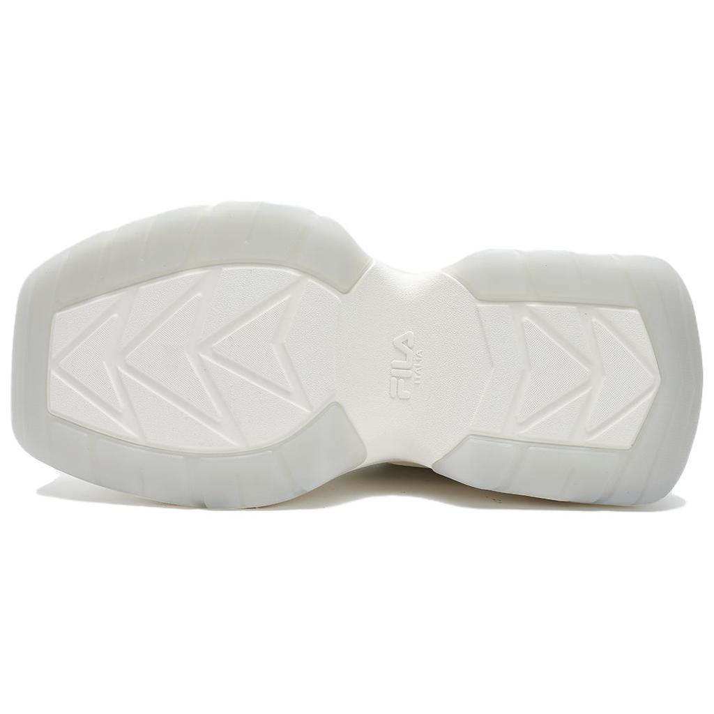 Fila Diva Fabric Top Layer Cowhide Mesh Comfortable Daily Low-Top Lifestyle Casual Shoes Women Sneaker White F12W421118FSN