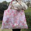 Foldable Eco Shopping Bag - Japanese Cartoon Design, Oxford Cloth, Portable & Eco-Friendly for Groceries