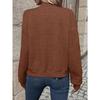 Spring and Autumn Women's New Fashion Checkered Zipper Round Neck Long Sleeve Coat for Women