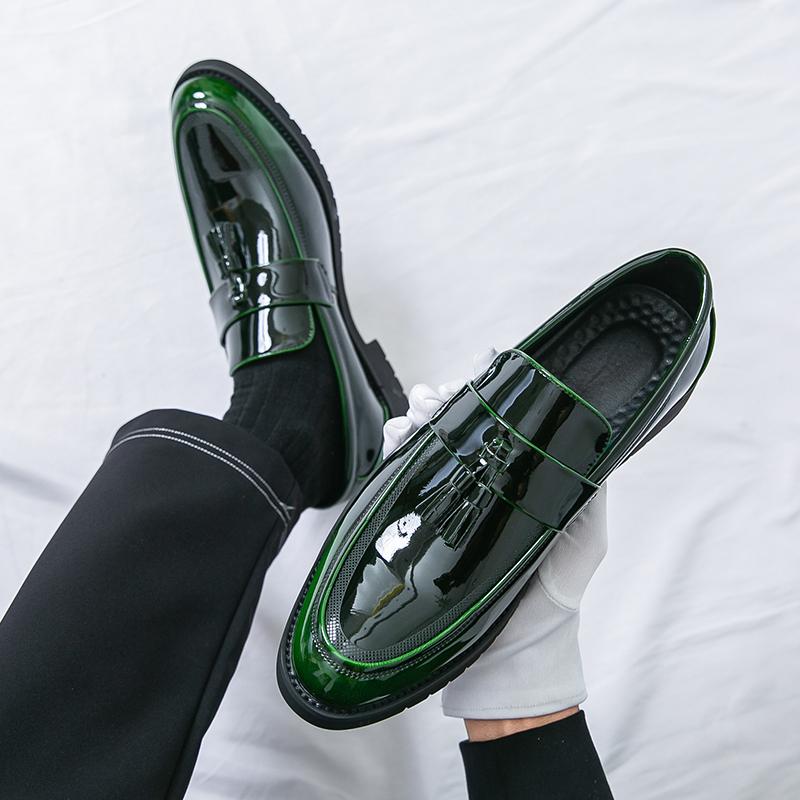 38-46 Casual men's loafers Classic tassel design style Work and office Daily Street Working adult leather shoes New