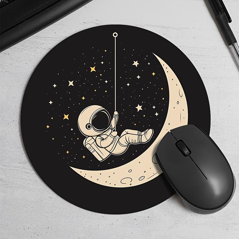 Space Travel Round Mouse Pad Non-Slip Desk Mat Desk Accessories Desktop Computers Carpet Pc Gamer Gamepad Mousepad Gaming