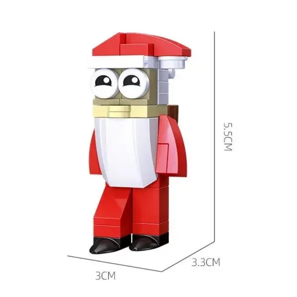 Weihnachts-Actionfiguren Bausteine Spielzeug Weihnachtsmann Rentier Bausteine Spielzeug Geschenk