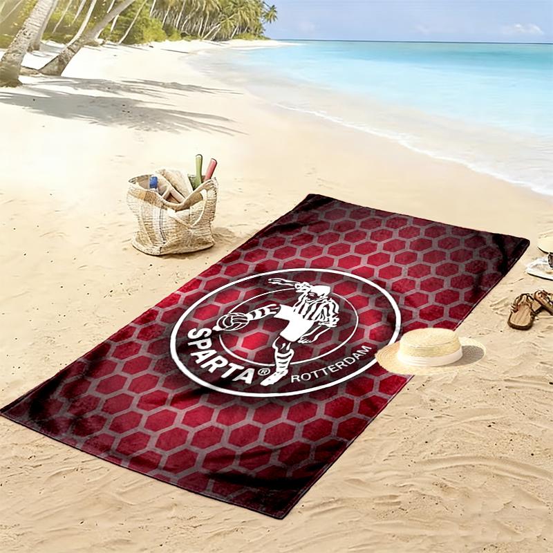 Sparta Rotterdam Print Beach Towel Large Soft Quick Dry Towel For Beach Camping Swimming