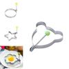 Round Egg Frying Mold Dishwasher Safe Stainless Steel Nonstick Ring For Perfect Sunny Side Up Eggs