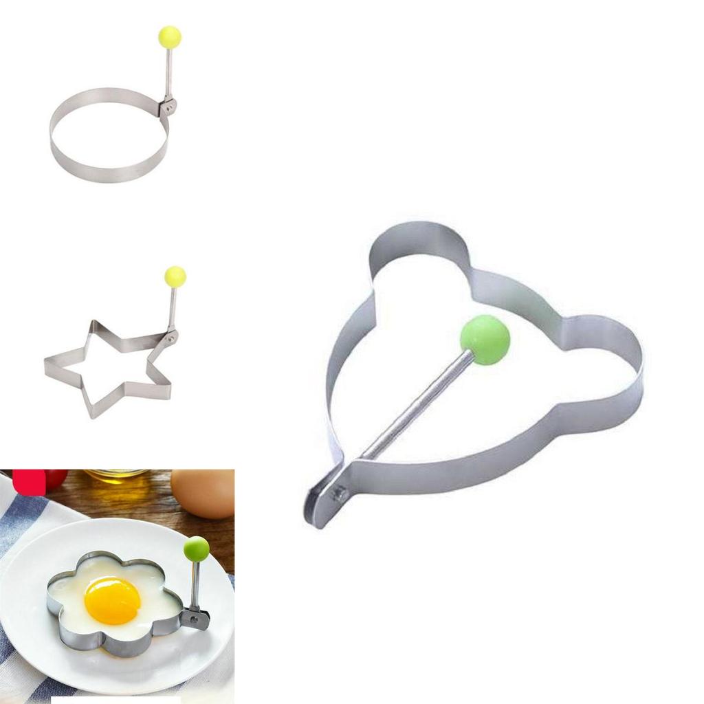 Round Egg Frying Mold Dishwasher Safe Stainless Steel Nonstick Ring For Perfect Sunny Side Up Eggs