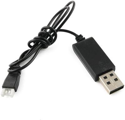 USB-Ladekabel für Syma X5C RC Quadcopter | Einfach zu bedienen | Hochwertiger Kunststoff und Metall | Schwarz