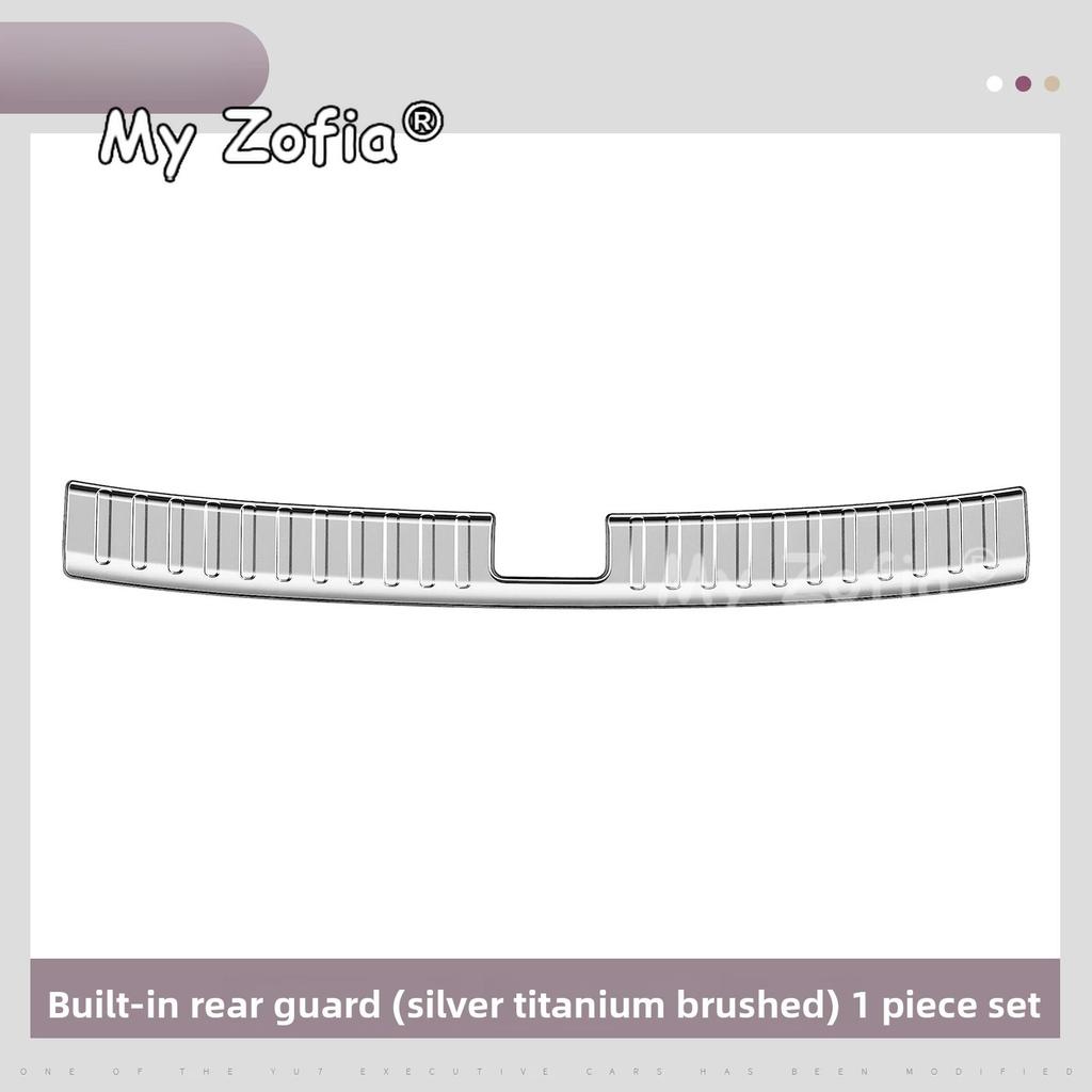For Changan Qiyuan Nevo A06 2026 2027 Car Rear Sill Plate Tailgate Protector Trim Strip Auto Exterior Protection Accessories