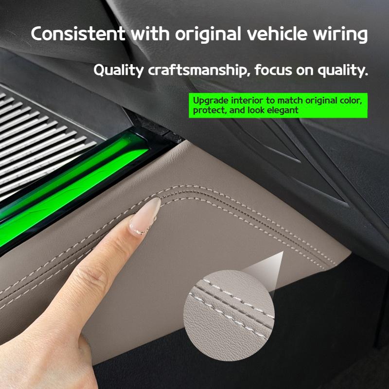 For BMW X3 G45 2025 Car Center Console Leather Saddle-type Side Seam Cushion for Protecting the Interior of the Vehicle.