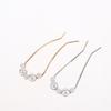 1Pcs Pearl Hair Fork Hair Clip Hairpins Metal U-Shaped Hair Sticks Combs Women Girl Hair Accessories Ornament Styling Tool