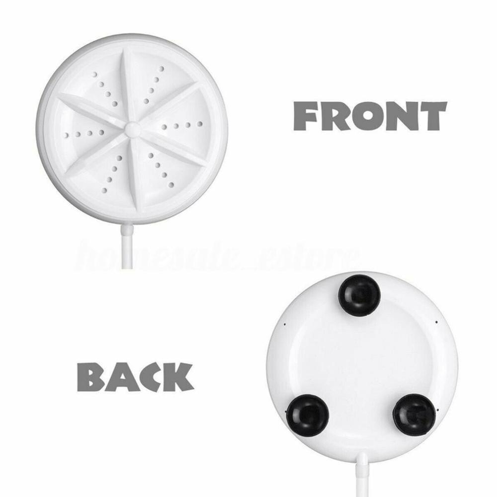 Ultrasonic Turbo Washing Machine Laundry Portable Travel Washer Air Bubble And Rotating Mini Washing Machine