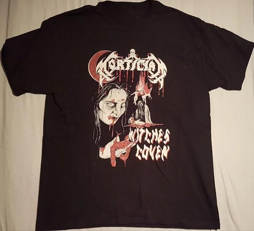 Mortician Band Gift For Fans Black T-Shirt Cotton Full Size XXL