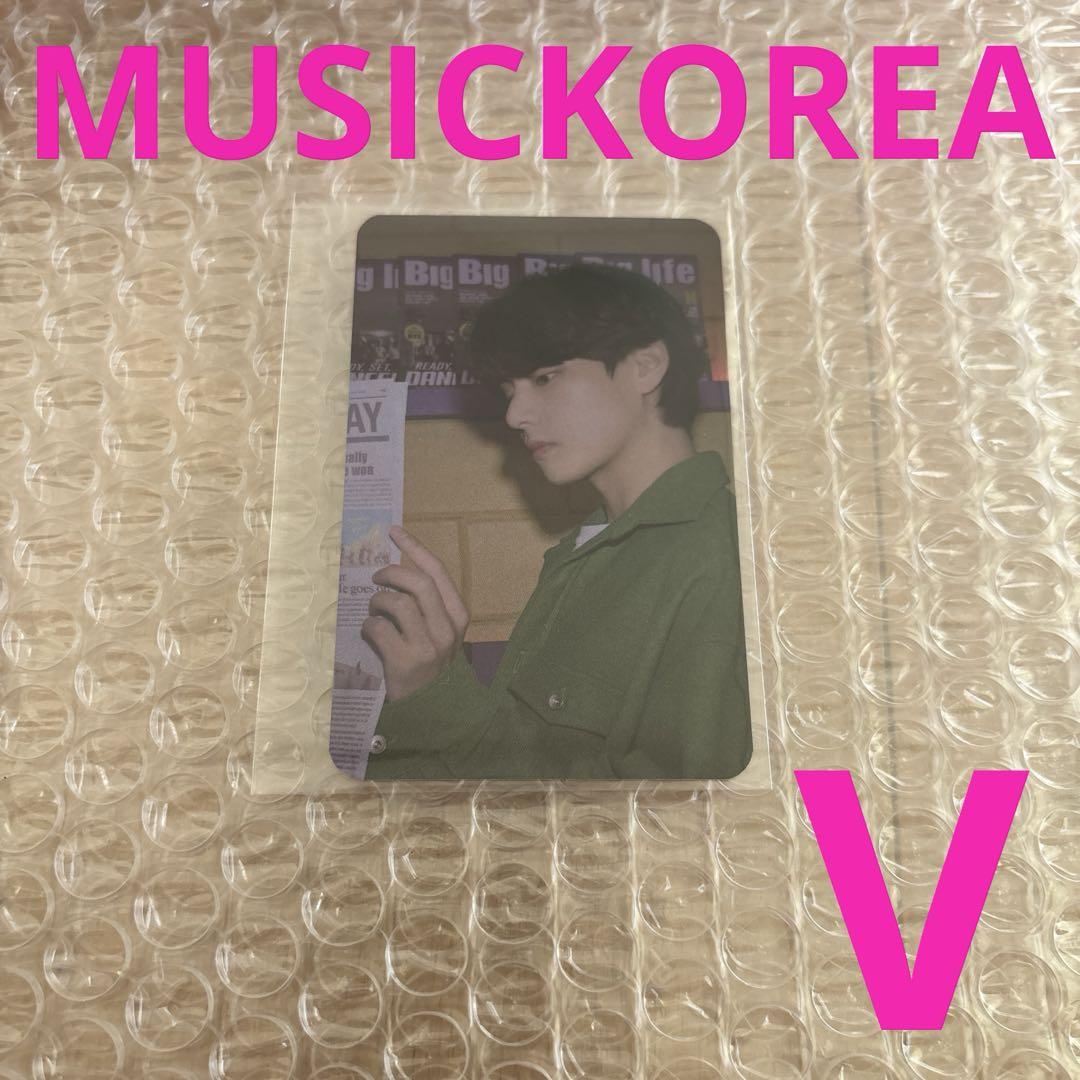 

[Б/У] BTS PTD Корея MusicKorea Бонусная фотокарточка V Тэхён