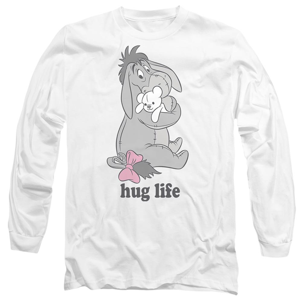 Winnie the Pooh Unisex Adult Hug Life Eeyore Valentine`s Day T-Shirt