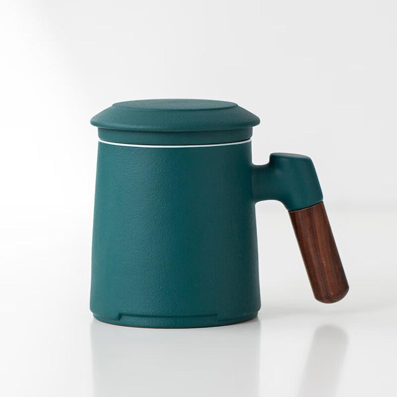 Chaxun Wood Whisper II Ceramic Tea Brewing Set, Cerulean Blue Gift Box