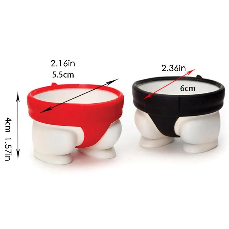 

2026New 2PCS Funny Egg Storage Container with Poop Emoji Design, Creative Kitchen Organizer for Fridge & Table Display
