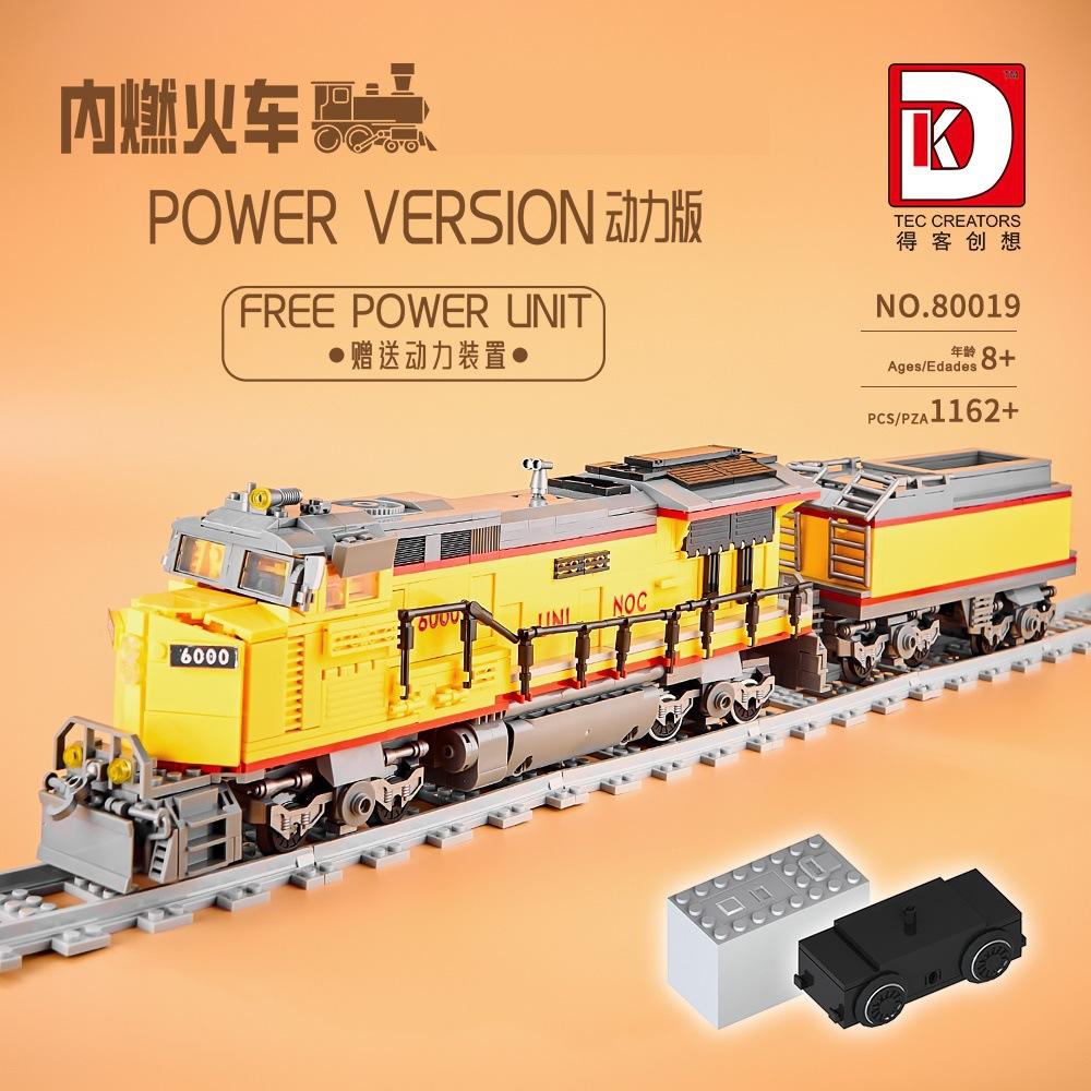 Unlimited Train Building Blocks Ore Train Steam Train Leader Orient Express Model Assembled Brick Toys For Kids Christmas Gift