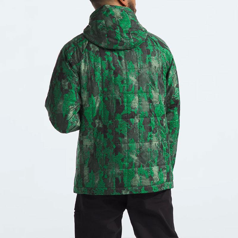 The North Face Men's Circaloft Hoodie Jackets & Coats Men's Jadeite Green Camouflage NF0A86Z8-SHO