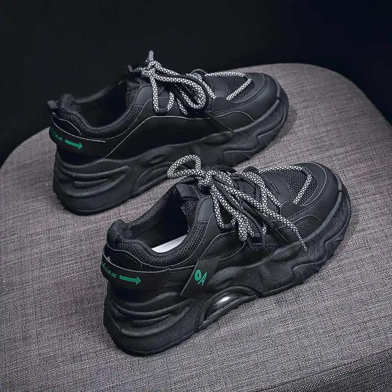 Fashion Thick-heeled Tied Women Summer Boots Flats Sports Shoes Designer Women's Sneakers Sapateni Sepatu Casuals Basquet Excercise