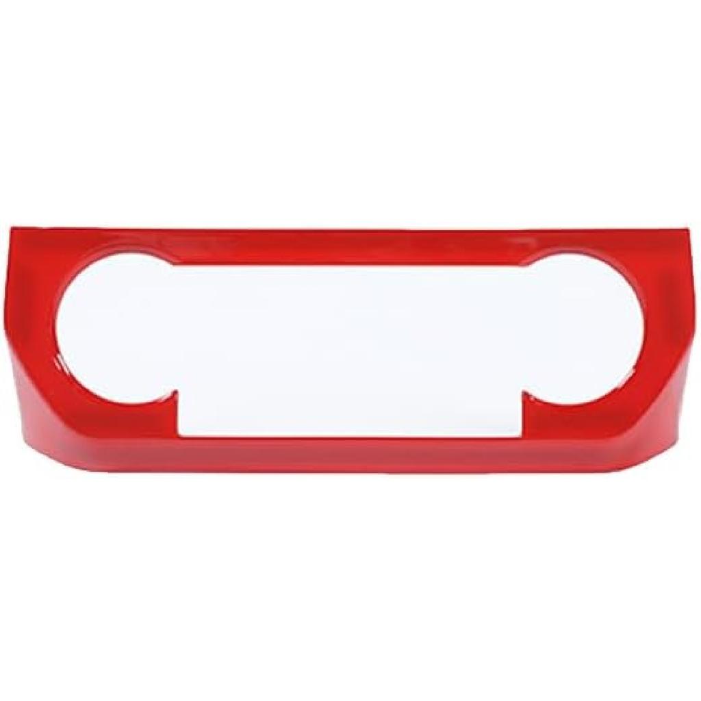 ABS Red Full Interior Decorative Cover Trim Sticker Compatible with Ford F150 2015-2020 (4pcs/Set Inner Door Handle Under Decorative Strip)