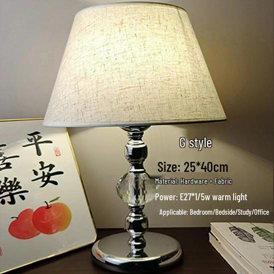 Vintage American LED Table Lamp – Retro Bedside, Office, Hotel Project, or Bedroom Use – Eye Protection & Dimmable Night Light.