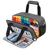 Acrylic Paint Carry Bag Paint Bottle Paint Brush Organizers Carry Case Art Supplies Organizers for Painting Sketching