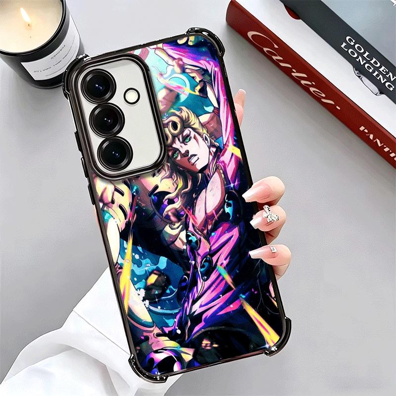 JoJo Adventure Giorno Giovanna Soft Phone Case For Samsung A17 A27 A07 A37 A57 A16 A56 A15 A55 A14 A54 A13 A53 A26 A36 A25 A35 A
