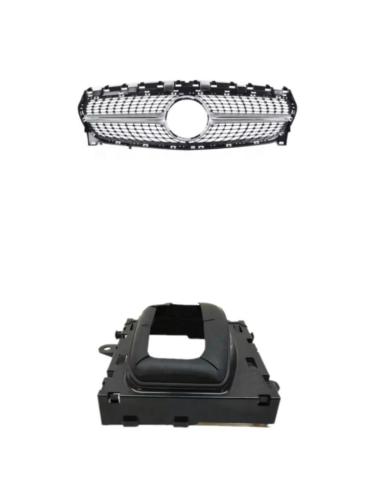 Car Front Middle Grille Compatible with Mercedes-Benz CLA W117 C117