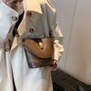 High-end Fashion Handbag Bag Women's New Autumn and Winter Retro Simple Bucket Bag Niche Diagonal Span Shoulder Bag