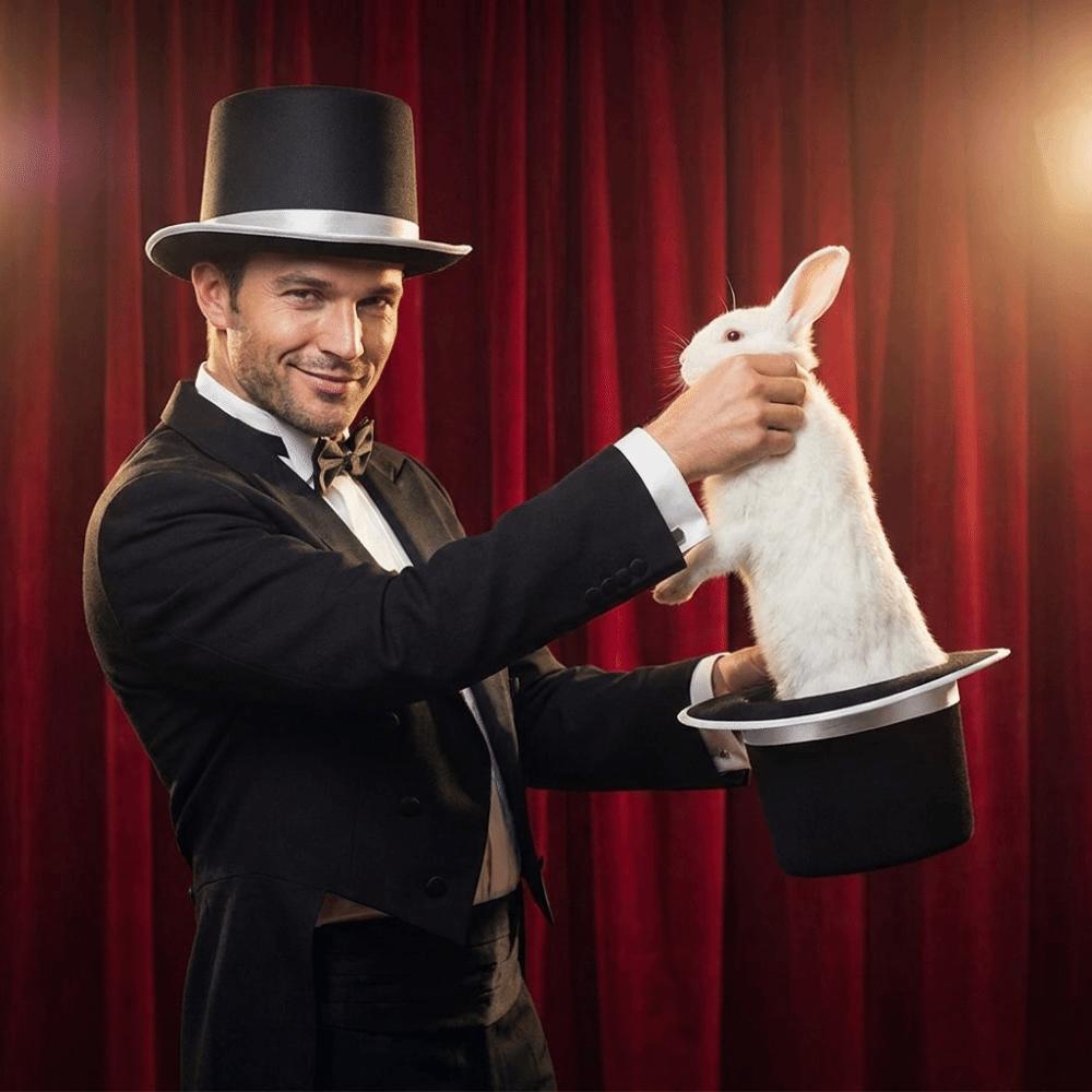 Multi Occasion Wear Magicians Hat Magician Costume Jazz Hat Fashion Magician Top Hat Party