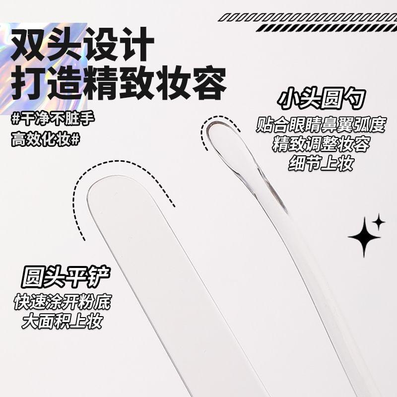 YOUSHA - Plastic Makeup Mixing Spatula with Sleeve