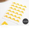 1Sheet/24PCS Colorful DIY Vintage Corner Photo Albums Corner Stickers Kraft Paper Album Frame Decor Scrapbooking Decoration