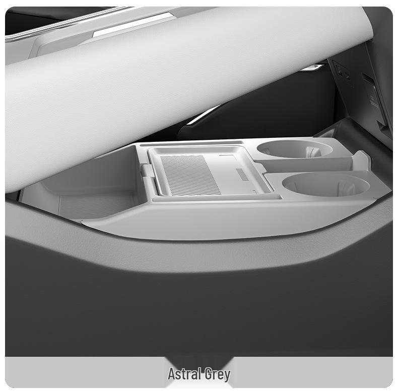 Compatible with 25 Xiaopeng P7+ Models: Center Console Lower Storage Box and Glasses Organizer Accessories.
