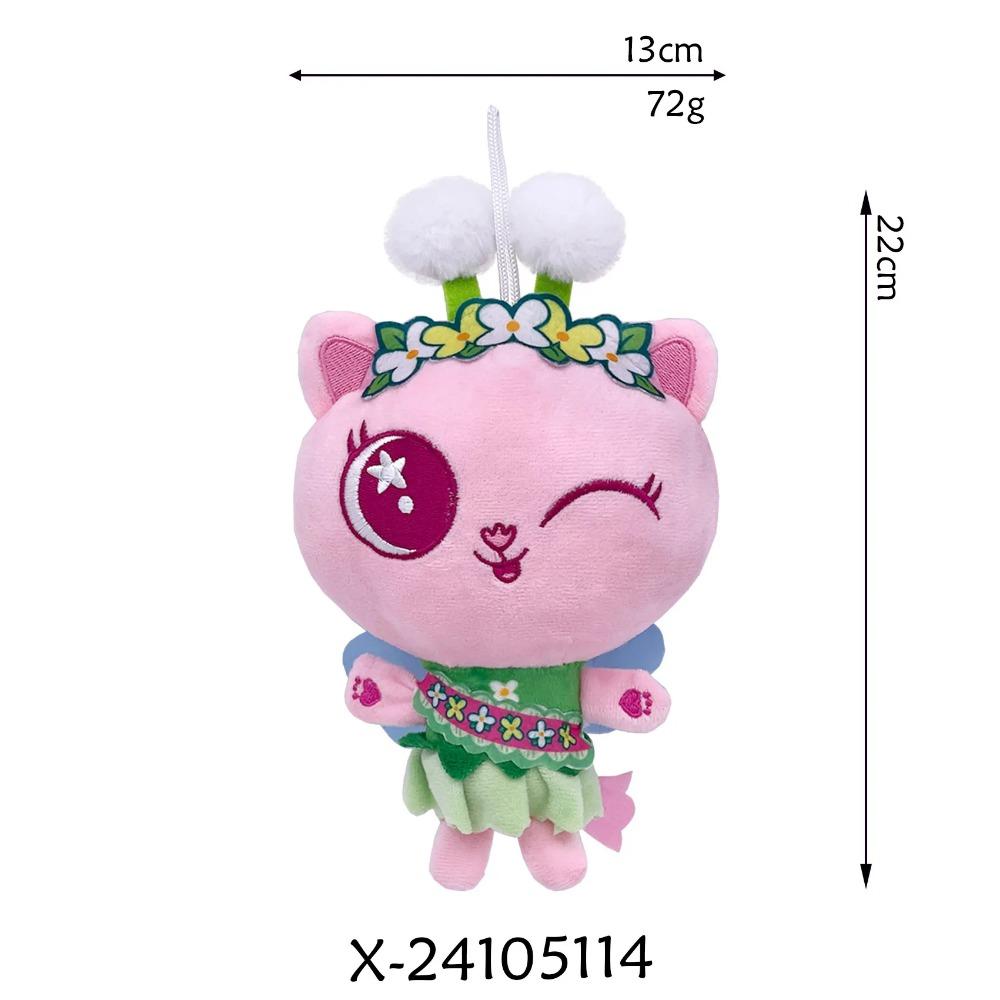 20cm Gabby Dukkehus Plysjleke Ryggsekk Katt Kake Katt Havfrue Kosedyr Plysjleke Gbay Klistremerke for Jenter Julegaver